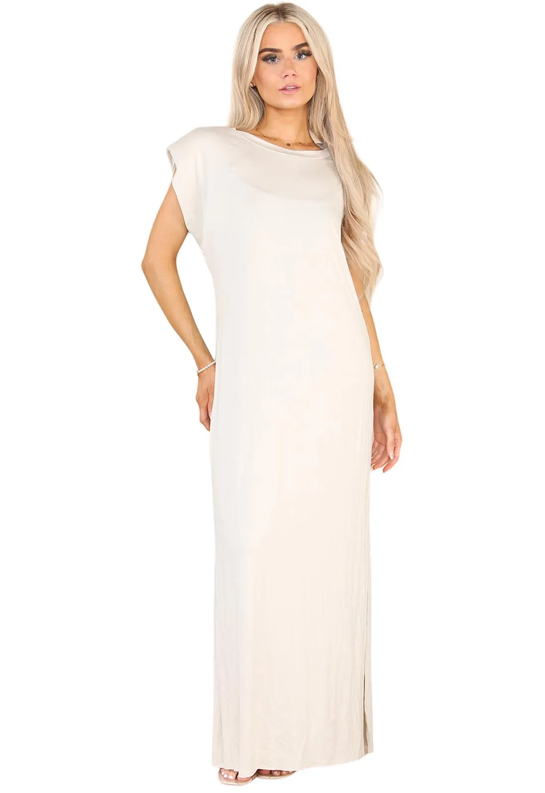 Ladies Sleeveless Long Dress
