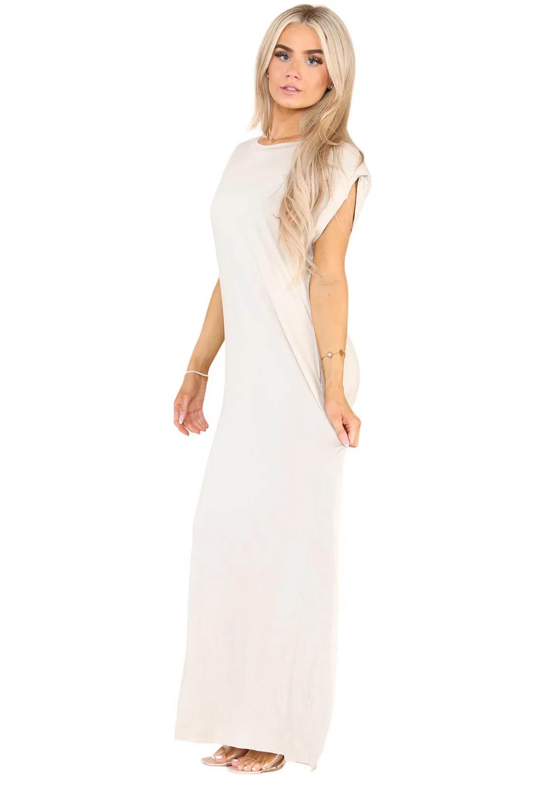 Ladies Sleeveless Long Dress