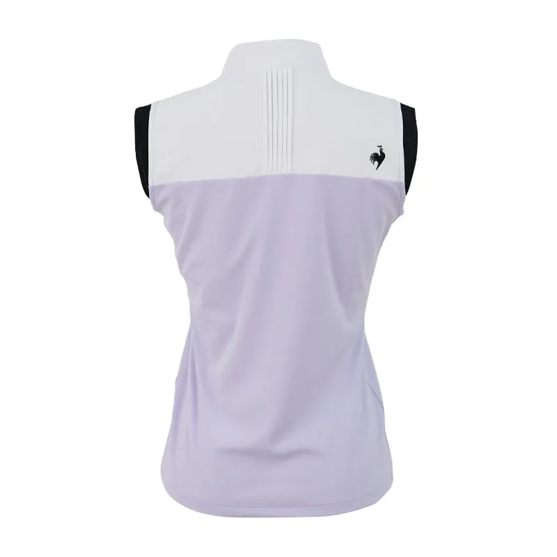 LE COQ SPORTIF GOLF Rijoume Women's Sleeveless Polo (Purple)