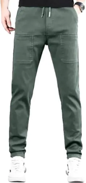 Mencomfy Cargo Pants, MultiPants - High Stretch Multi-Pocket Durable Cargo Pants for Men