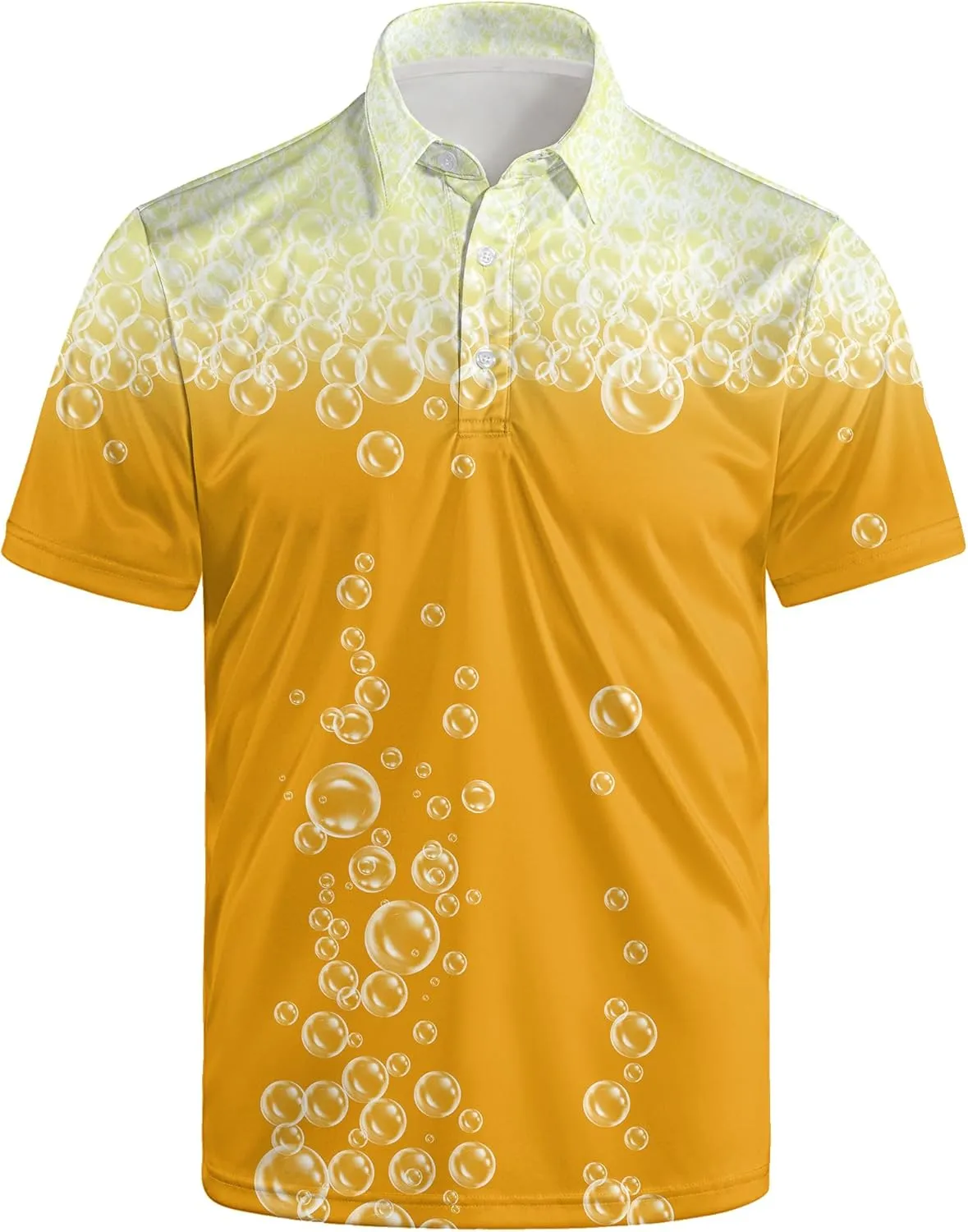 Mens Polo Shirt Retro 80s 90s Golf Tennis Sport T-ShirtSoft Breathable Elastic Fabric Short Sleeve
