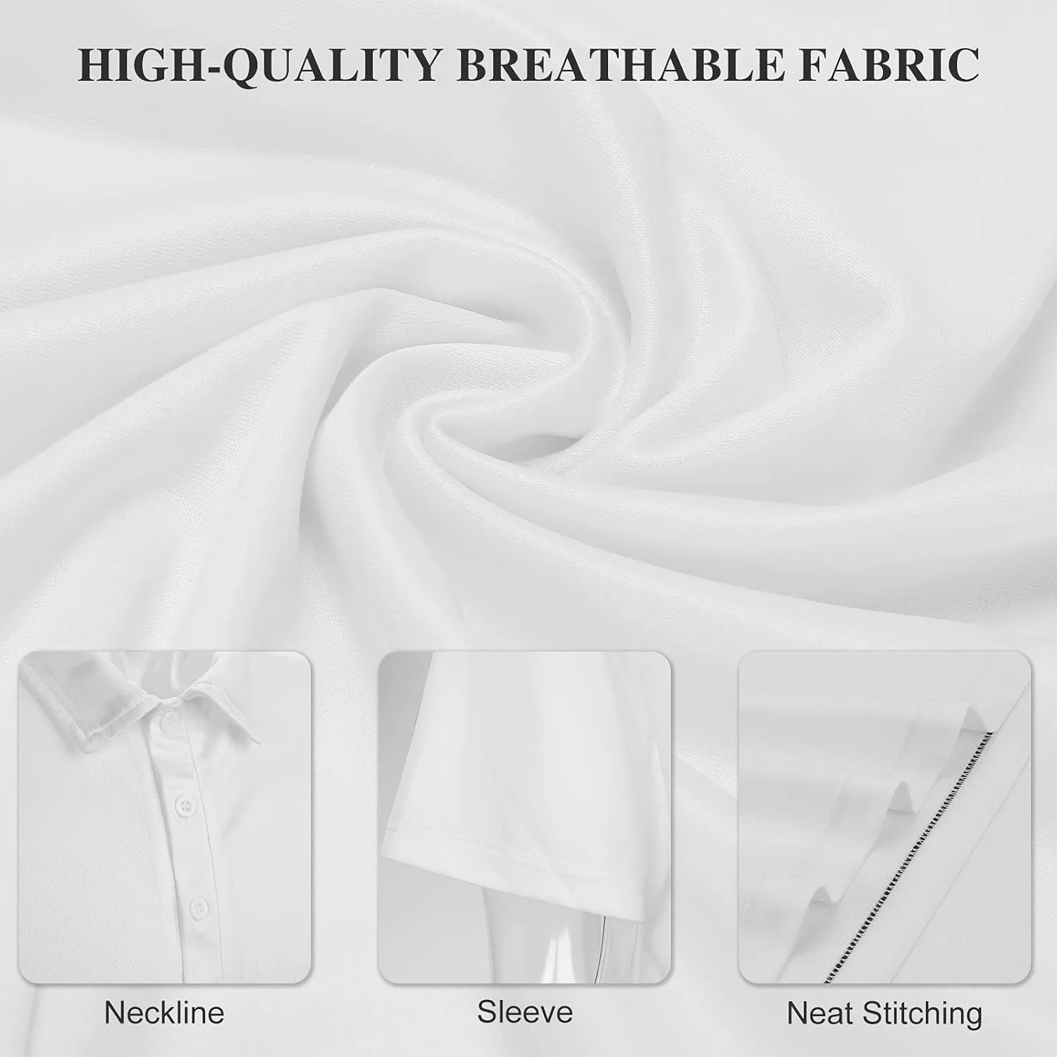 Mens Polo Shirt Retro 80s 90s Golf Tennis Sport T-ShirtSoft Breathable Elastic Fabric Short Sleeve