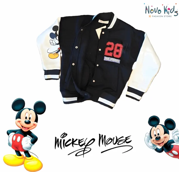 Mickey Mouse Boys High-Quality Cotton Jacket - Kids Boys (1PC)