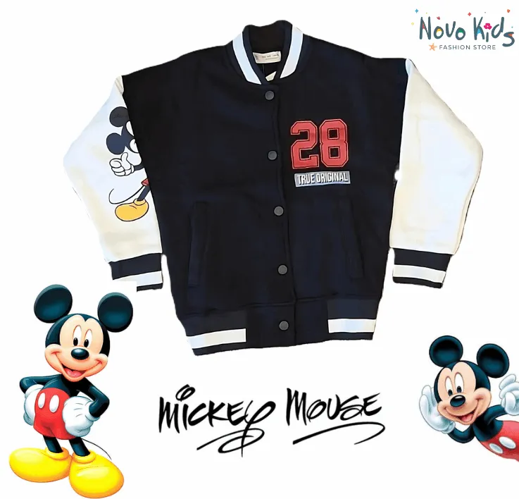Mickey Mouse Boys High-Quality Cotton Jacket - Kids Boys (1PC)