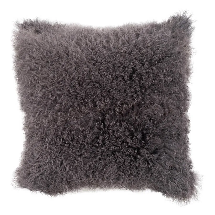 Mongolian Sheepskin Cushion