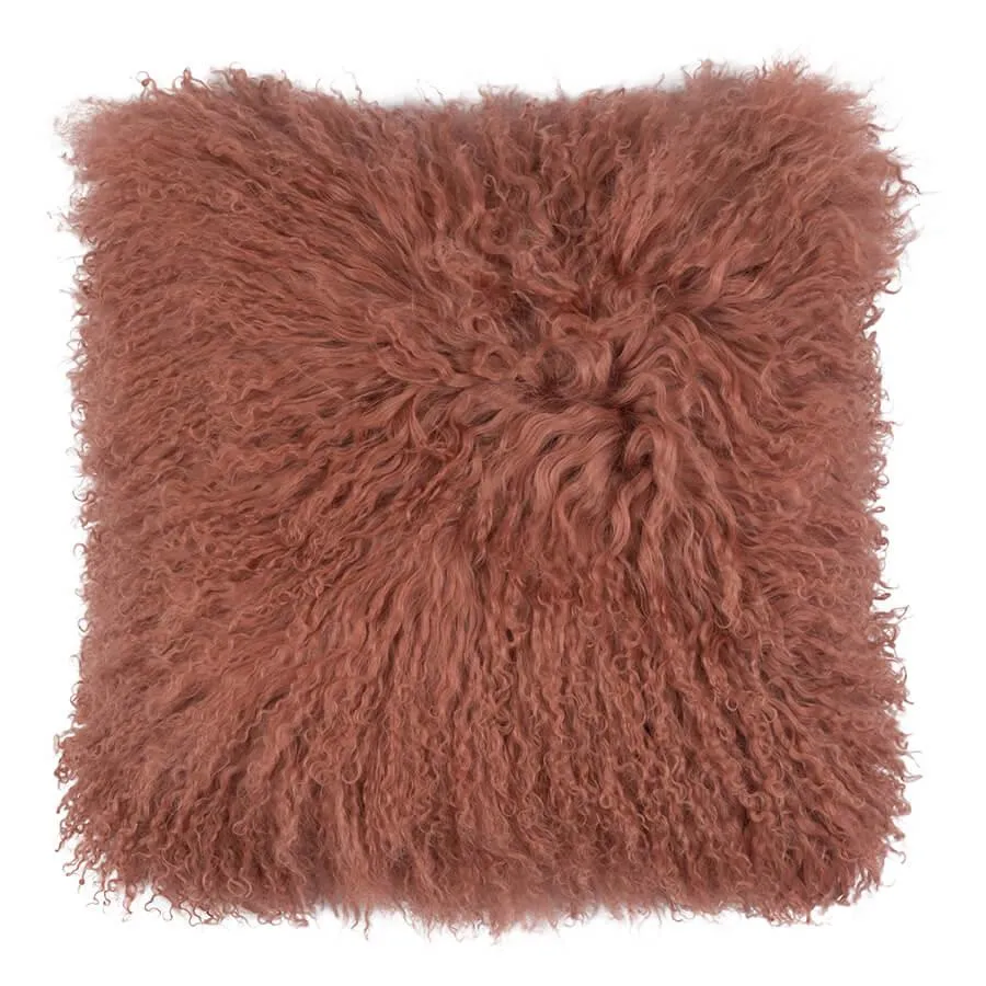 Mongolian Sheepskin Cushion