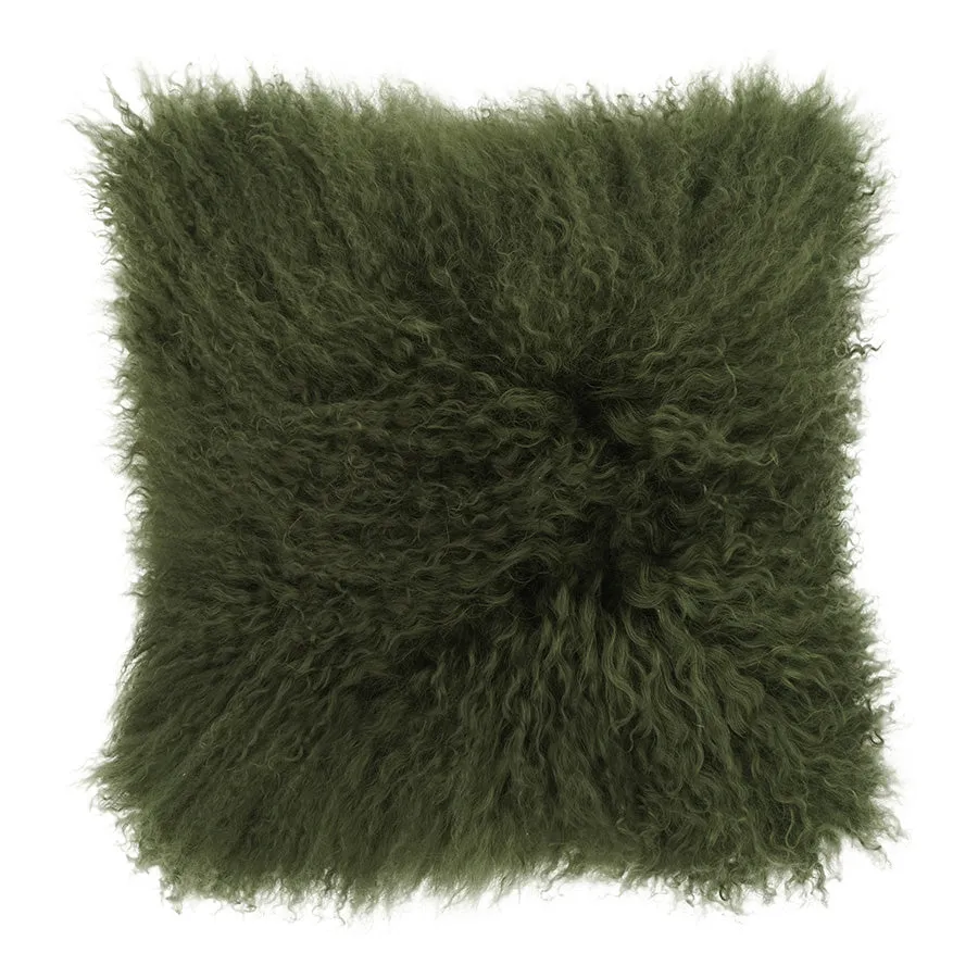 Mongolian Sheepskin Cushion