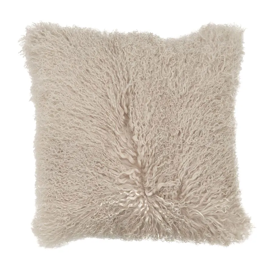 Mongolian Sheepskin Cushion