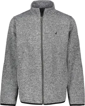 NAUTICA Boys' Full Zip Jacket, Kangaroo Pockets, Made with Lightweight Fleece