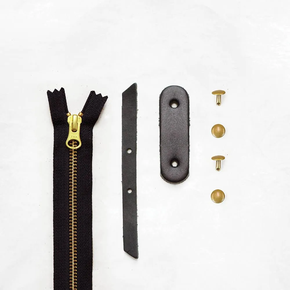 Oberlin - Black Zipper Closure Kit