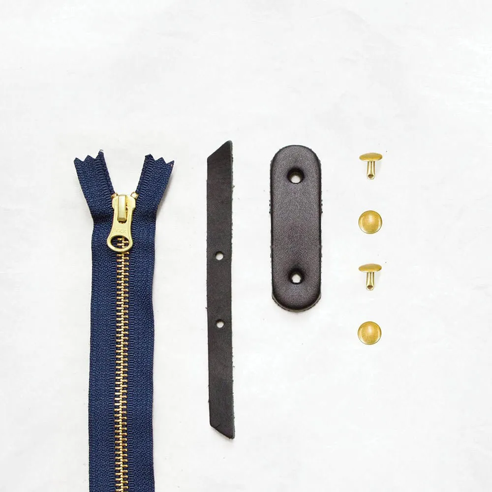Oberlin - Black Zipper Closure Kit