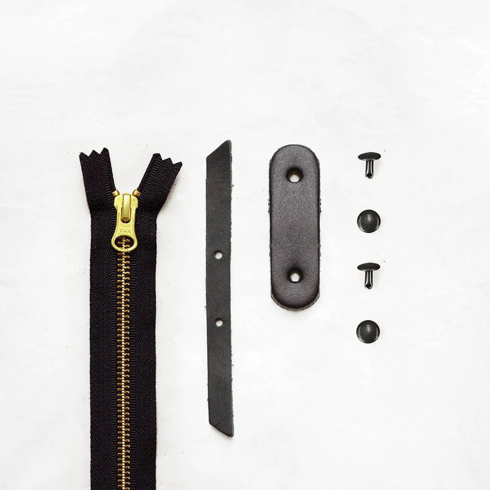 Oberlin - Black Zipper Closure Kit