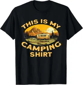 Outdoor adventures This Is My Camping Design T-Shirt