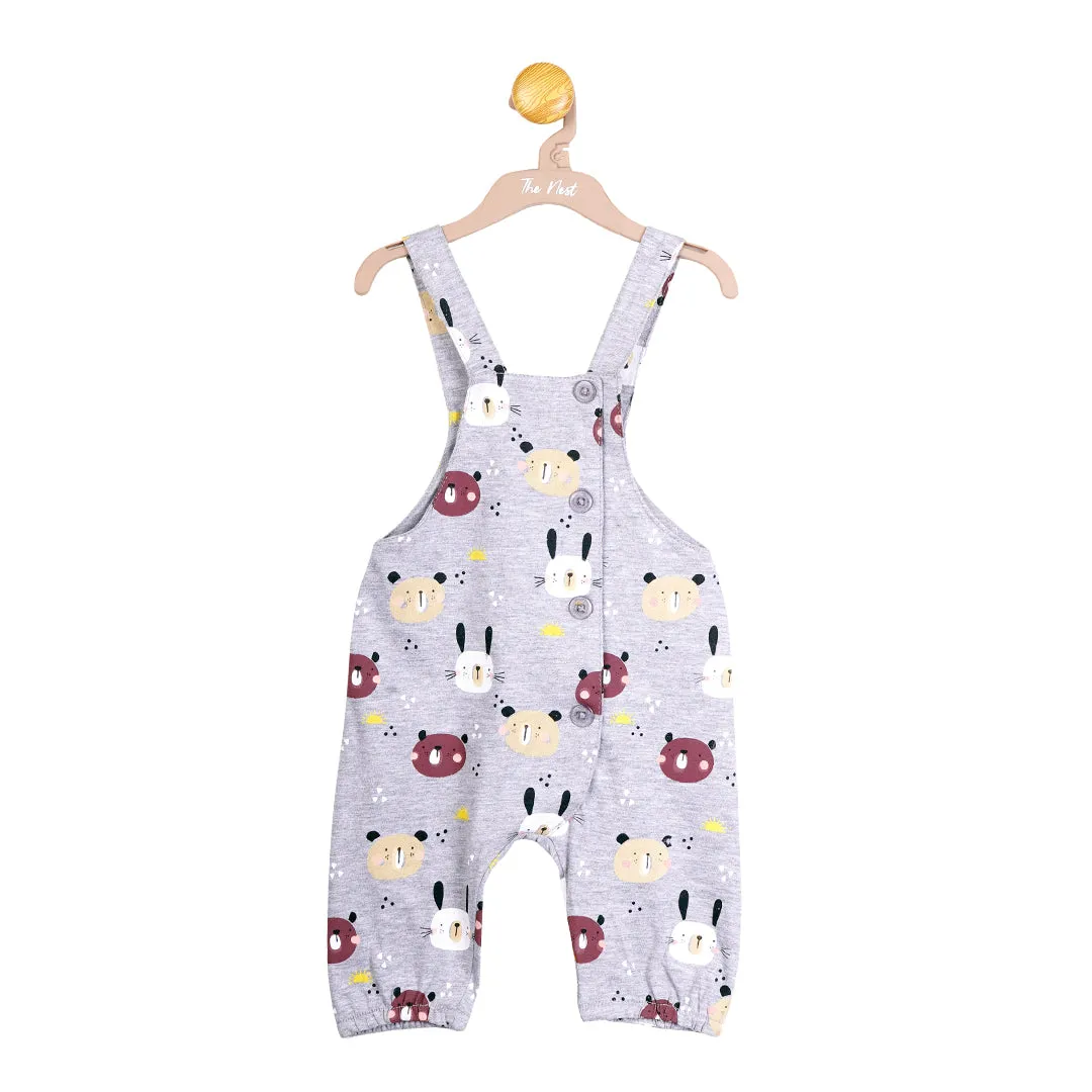 Playful bunny dungaree
