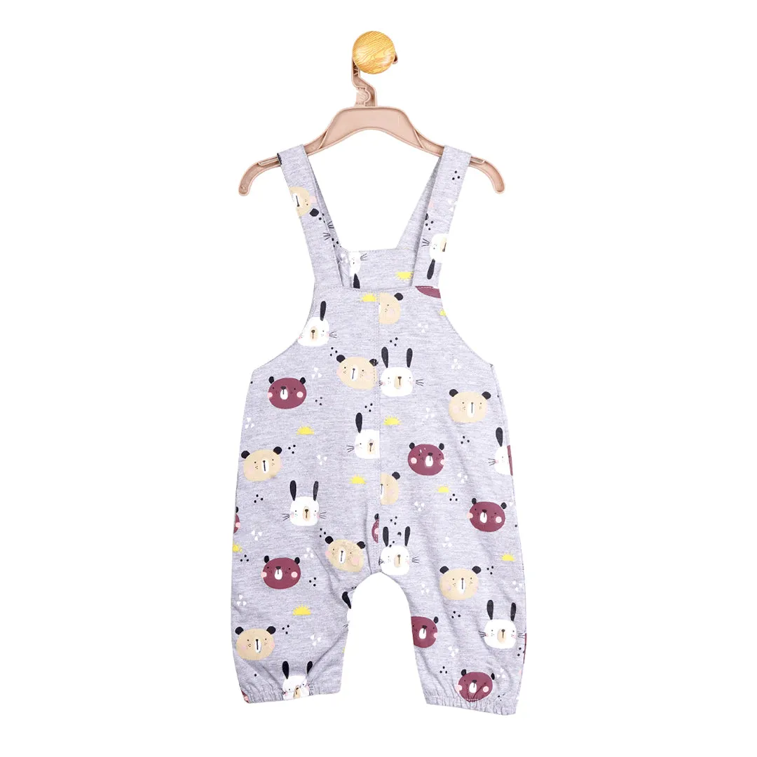 Playful bunny dungaree