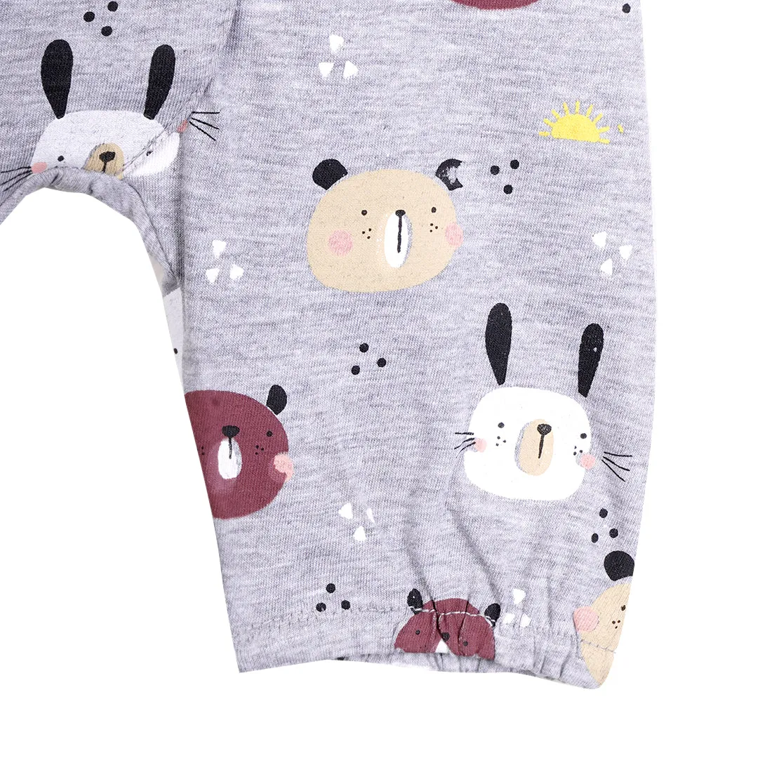 Playful bunny dungaree
