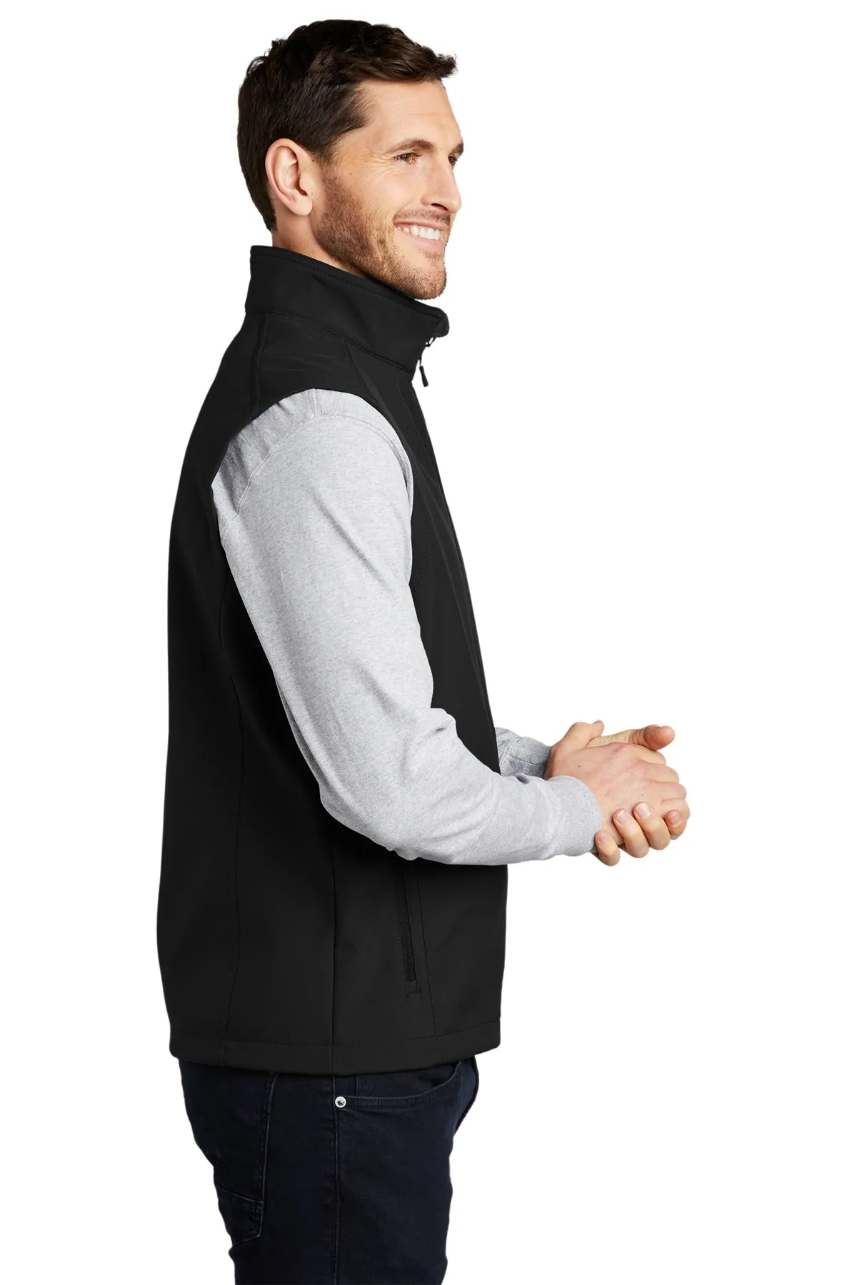 Port Authority Core Soft Shell Custom Vests, Black