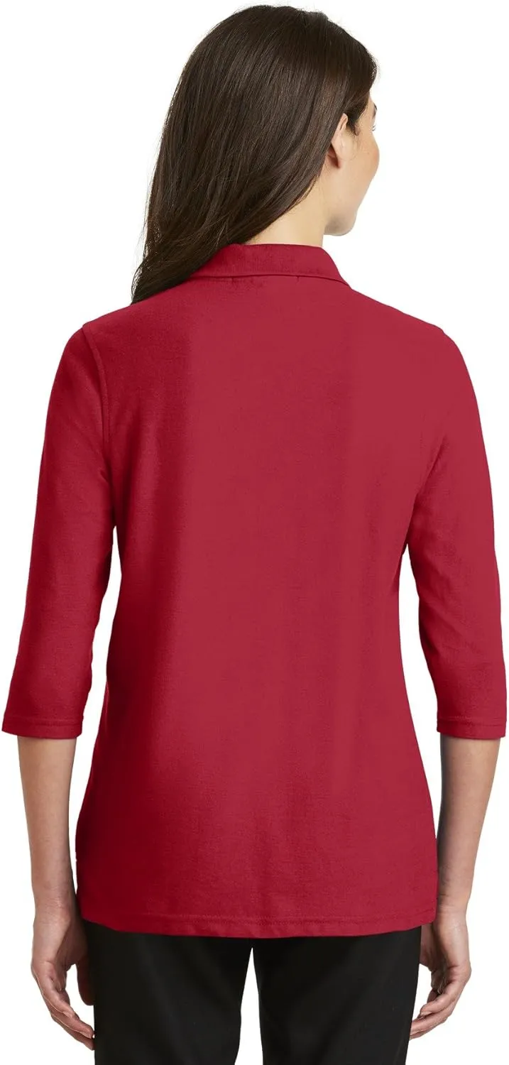Port Authority Ladies Horizontal Texture Polo. L514