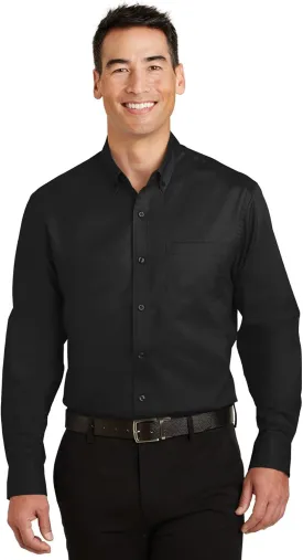 Port Authority Men's Long Sleeve SuperPro Twill Button-Down Shirt