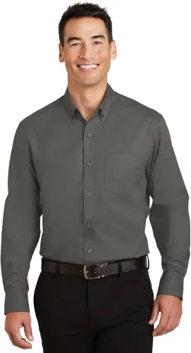 Port Authority Men's Long Sleeve SuperPro Twill Button-Down Shirt