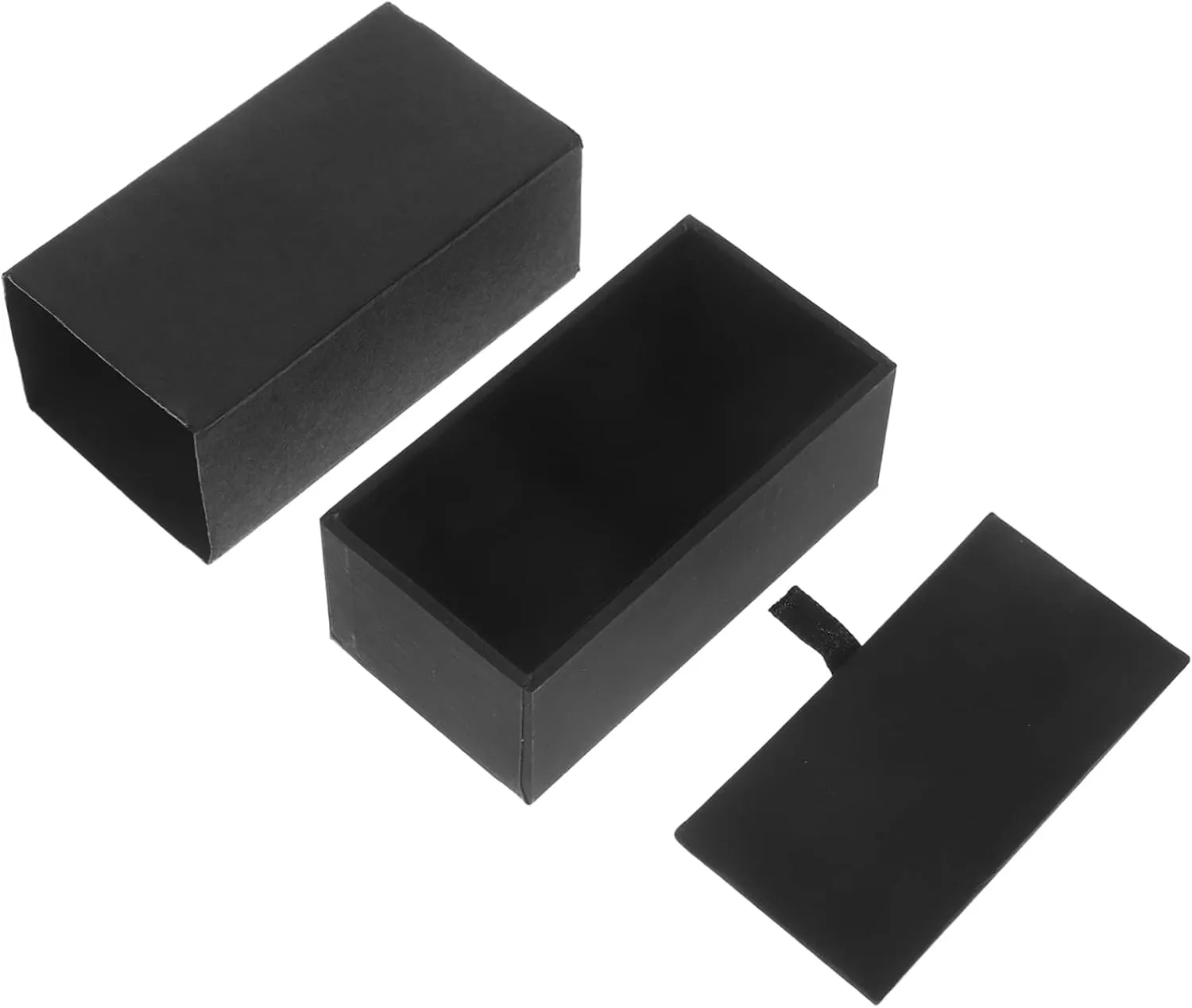 PRETYZOOM 5pcs Box Portable Jewelry Organizer Small Box for Cufflinks Travel Case Elegant Design
