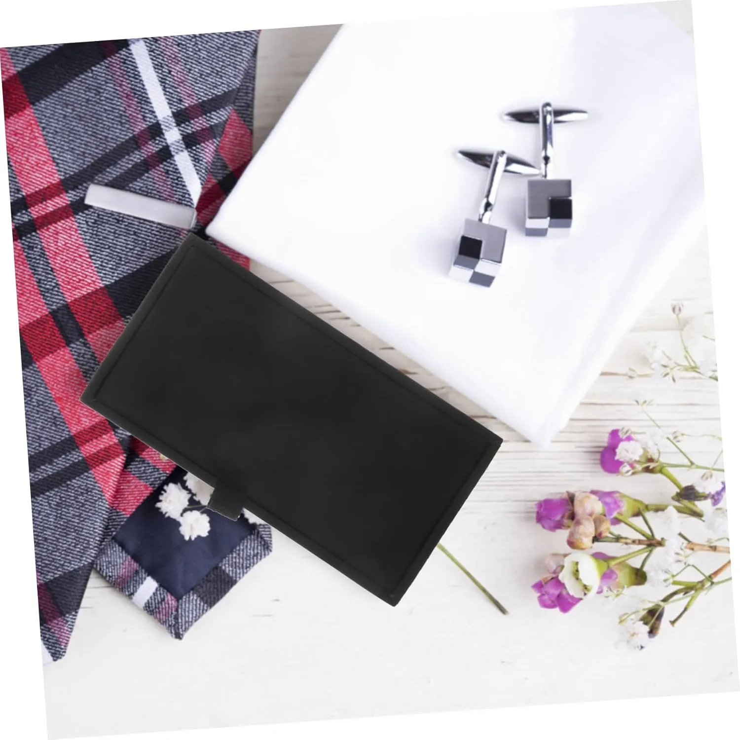 PRETYZOOM 5pcs Box Portable Jewelry Organizer Small Box for Cufflinks Travel Case Elegant Design