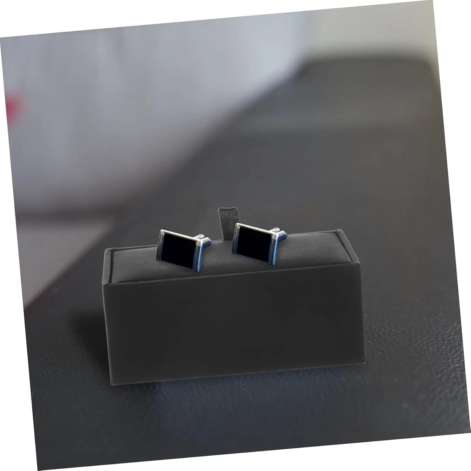 PRETYZOOM 5pcs Box Portable Jewelry Organizer Small Box for Cufflinks Travel Case Elegant Design