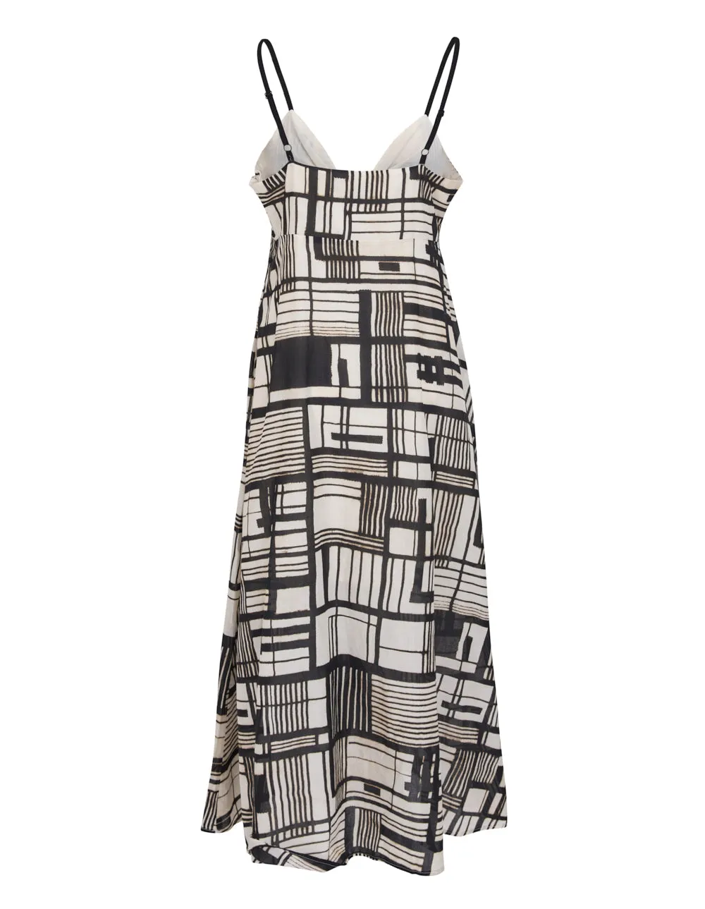 Print Tie Front Voile Dress
