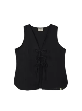 Relaxed Tie Vest (Nori)