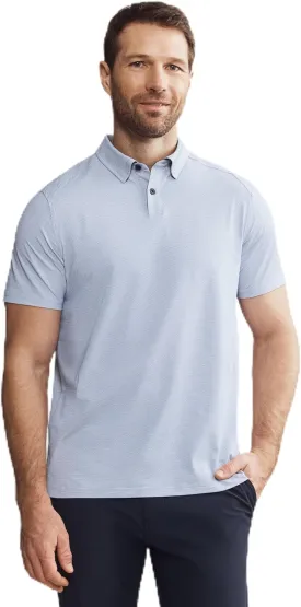 Rhone Commuter Mens Polo Shirts, Iron Free, Moisture Wicking Polo Shirts for Men, FlexKnit Stretch Fabric Mens Golf Shirts
