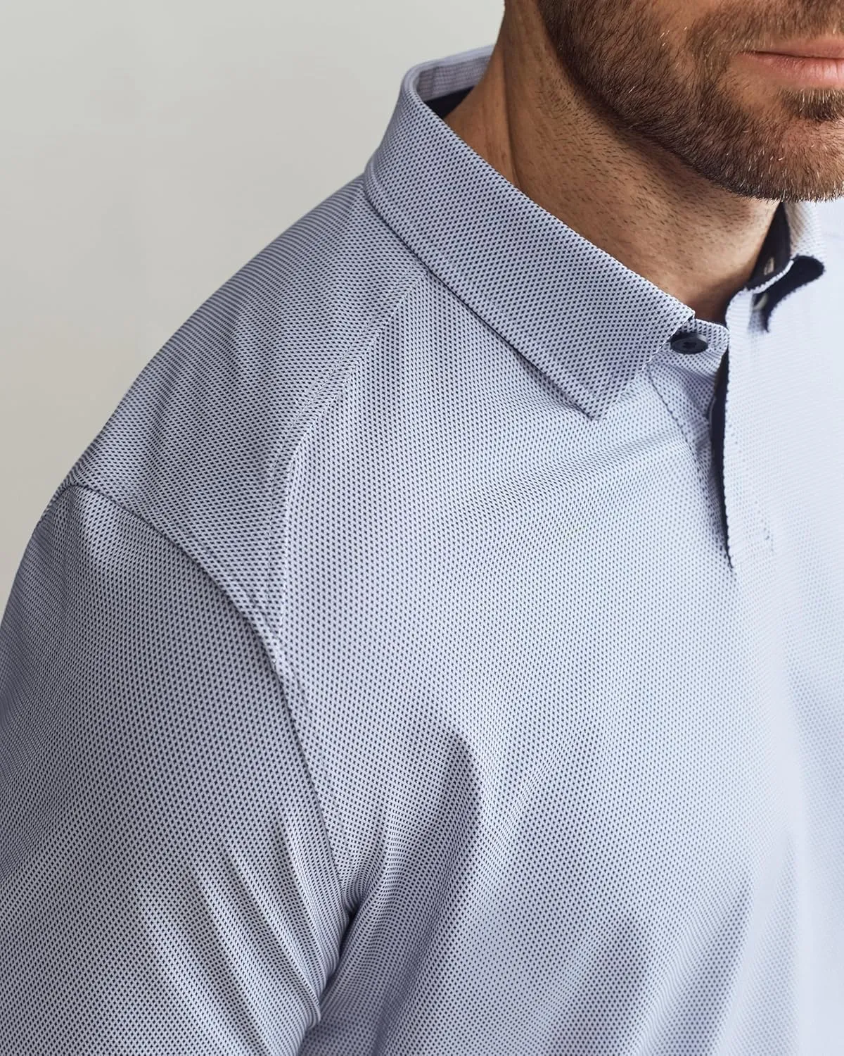 Rhone Commuter Mens Polo Shirts, Iron Free, Moisture Wicking Polo Shirts for Men, FlexKnit Stretch Fabric Mens Golf Shirts
