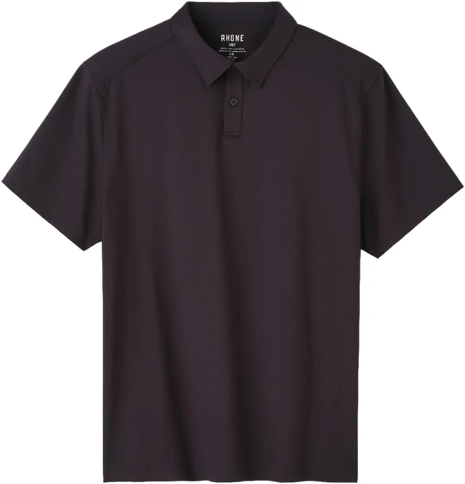 Rhone Commuter Mens Polo Shirts, Iron Free, Moisture Wicking Polo Shirts for Men, FlexKnit Stretch Fabric Mens Golf Shirts