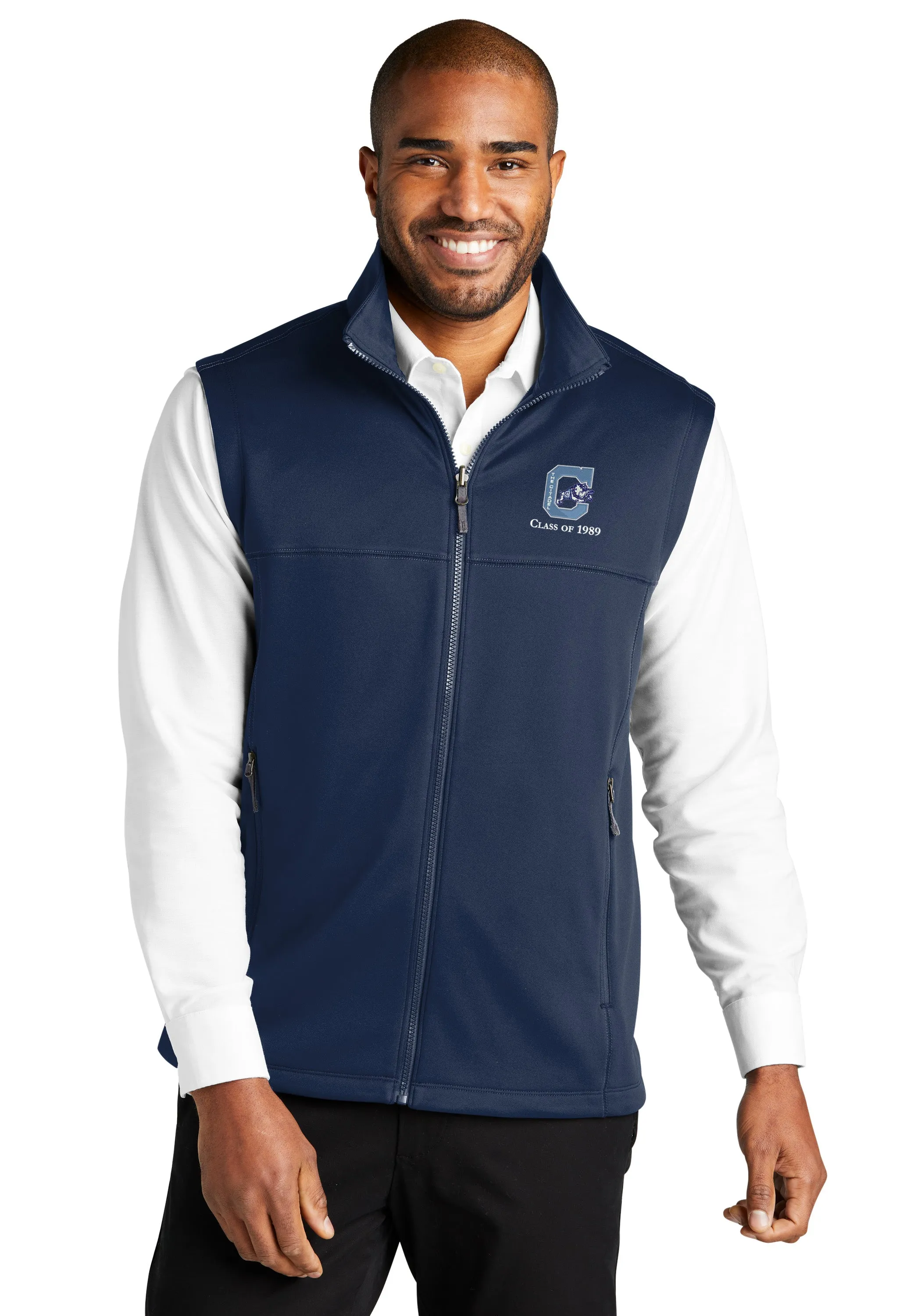 The Citadel, Jumping Bulldog, Class of 1989, Smooth Fleece Vest