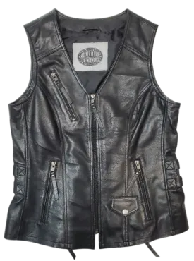 The "Lita" Leather Vest