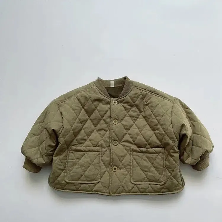 Thick Cotton-Padded Coat & Harem Pants