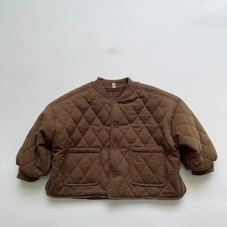 Thick Cotton-Padded Coat & Harem Pants