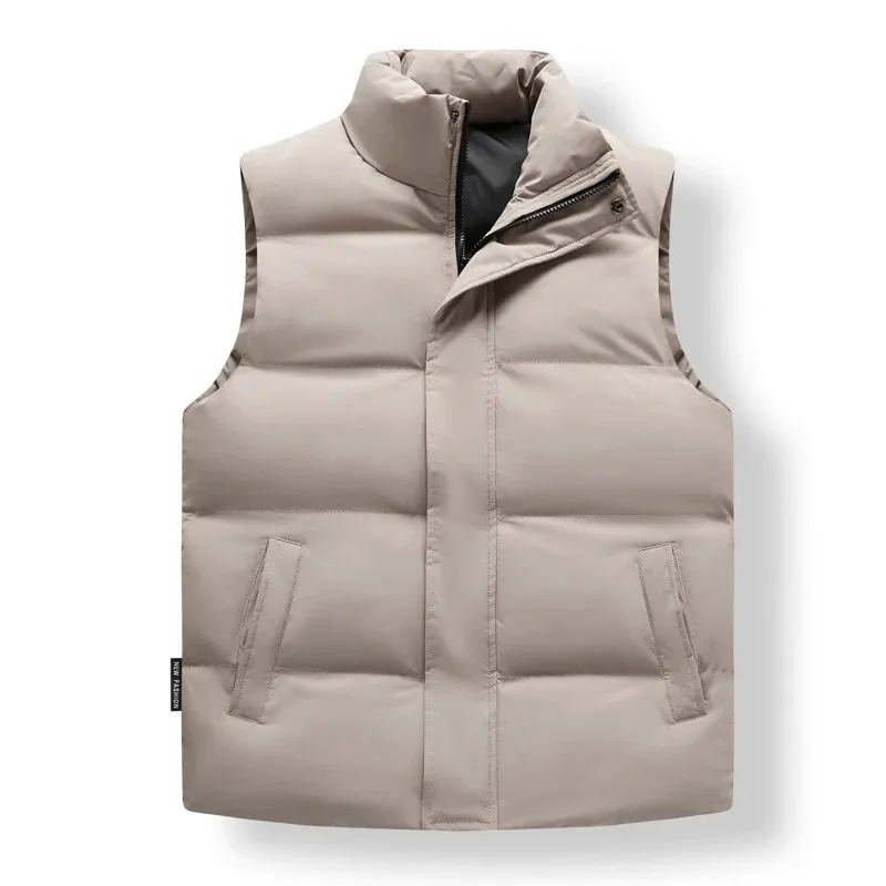 Warm Casual Men's Vest with Zippered Pockets - SF1929