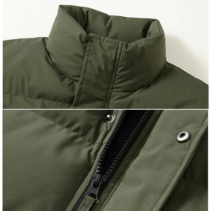 Warm Casual Men's Vest with Zippered Pockets - SF1929