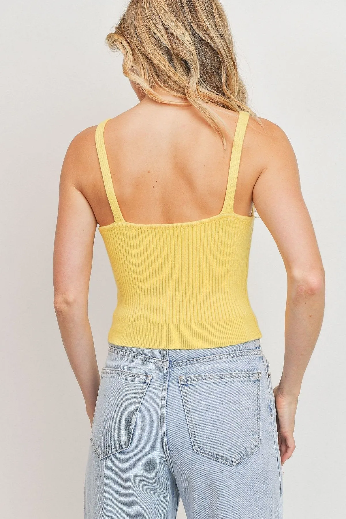 Women's Rib Knit Sleeveless Top