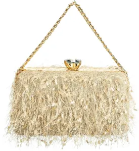 YYW Clutch Purse for Women Cute Handbags Top Handle Evening Bag Crossbody Bag Shoulder Bag for Wedding Party Prom Banquet